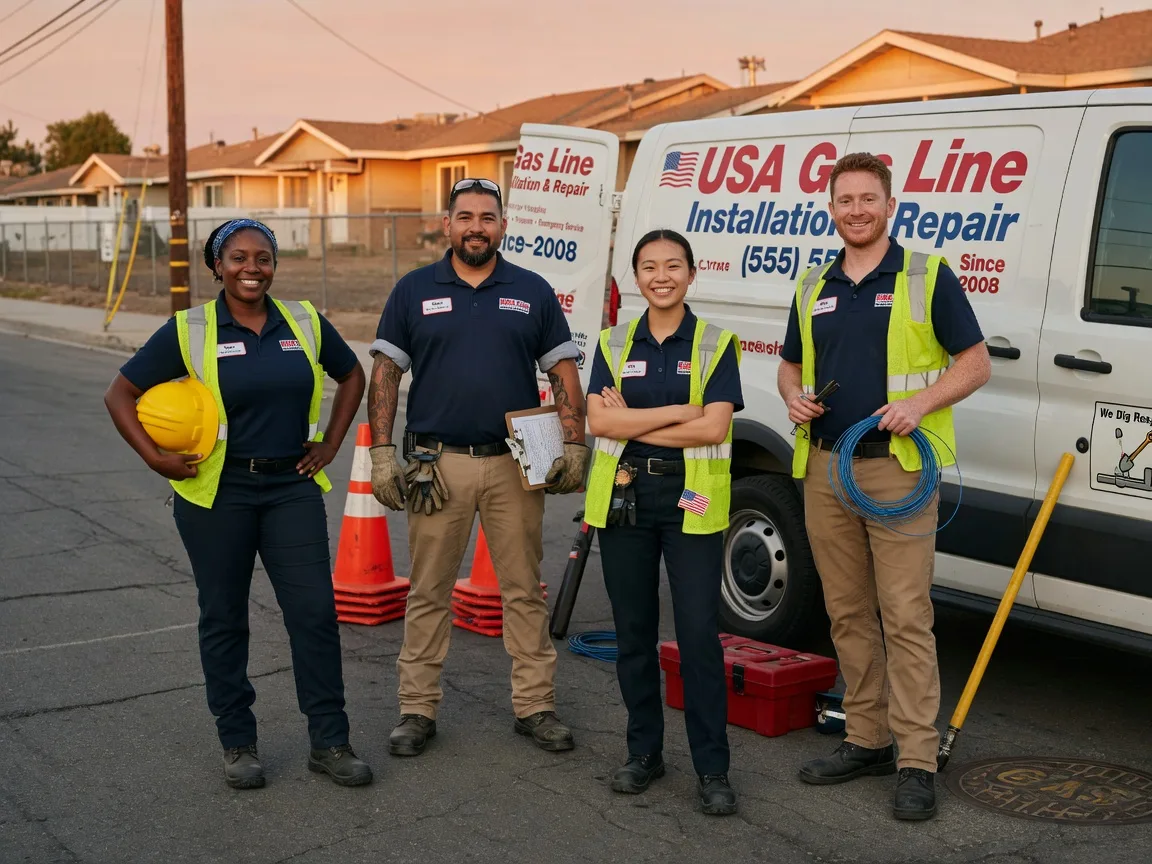 Gas Line Installation company in Chalk Hill, PA